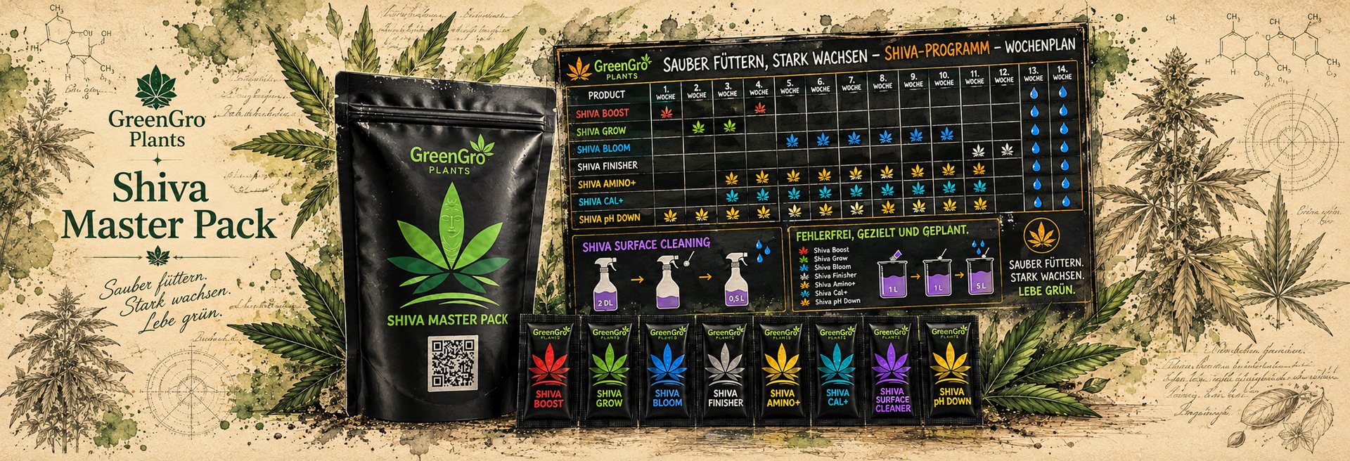 SHIVA Master Pack – das komplette 14-Wochen-Programm in einer Packung